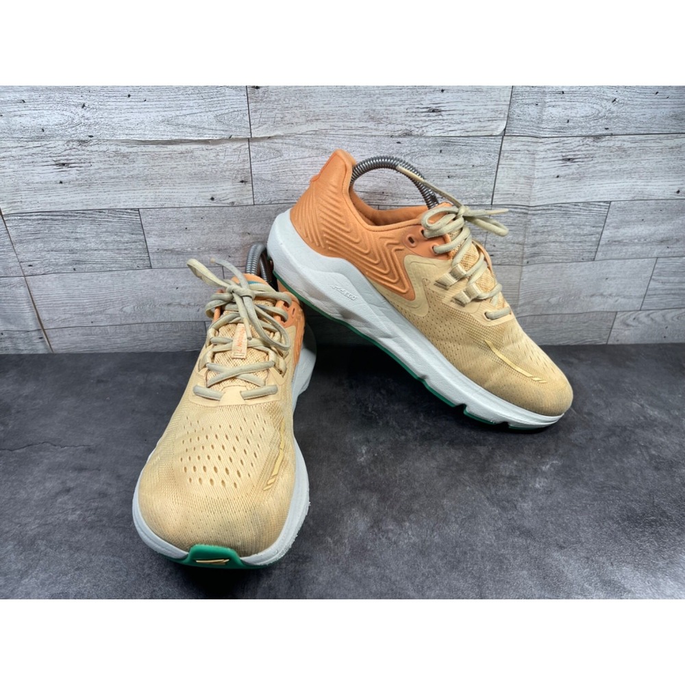 Altra Provision 7 Sneakers Women 9.5 M Running Shoe Orange Green ALOA7R70380